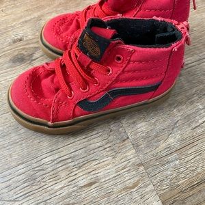 red gum sole toddler vans